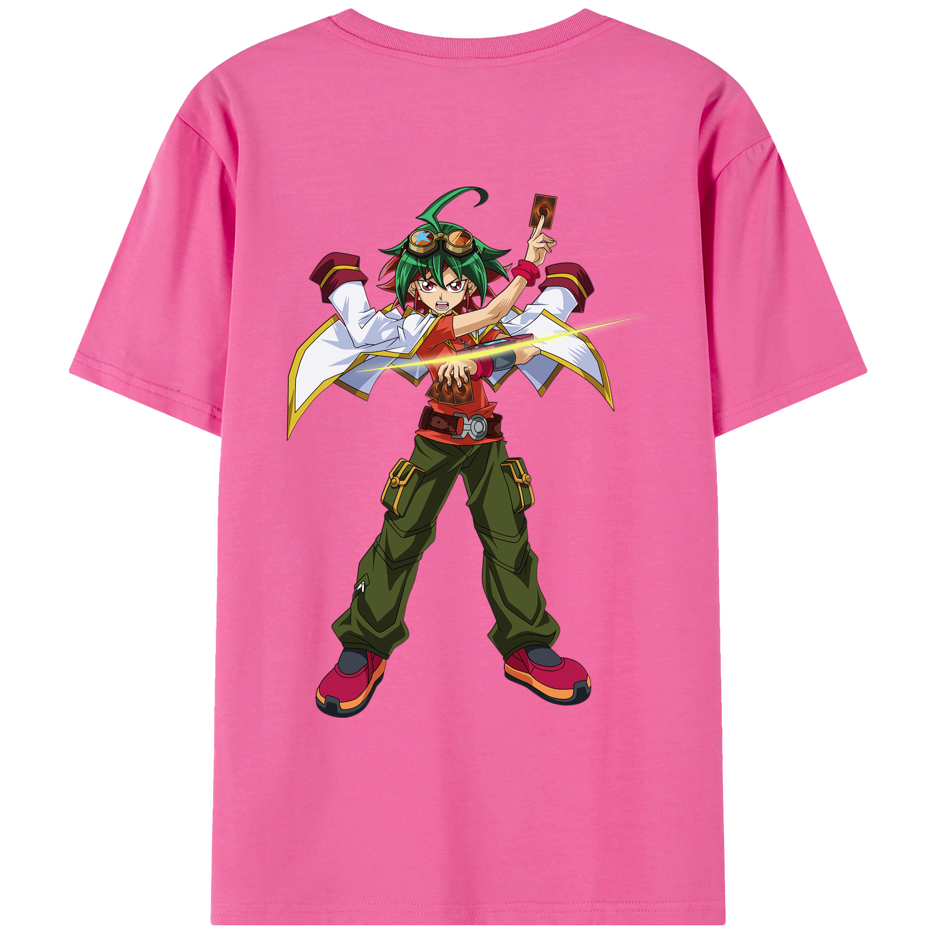 （画像用） 遊☆戯☆王 Yu-Gi-Oh! レディース半袖Tシャツ(バックプリント)